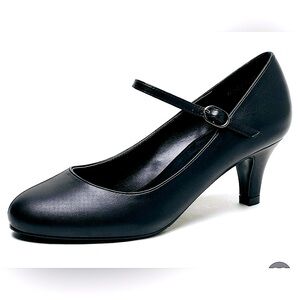 Black Mary Jane Heels